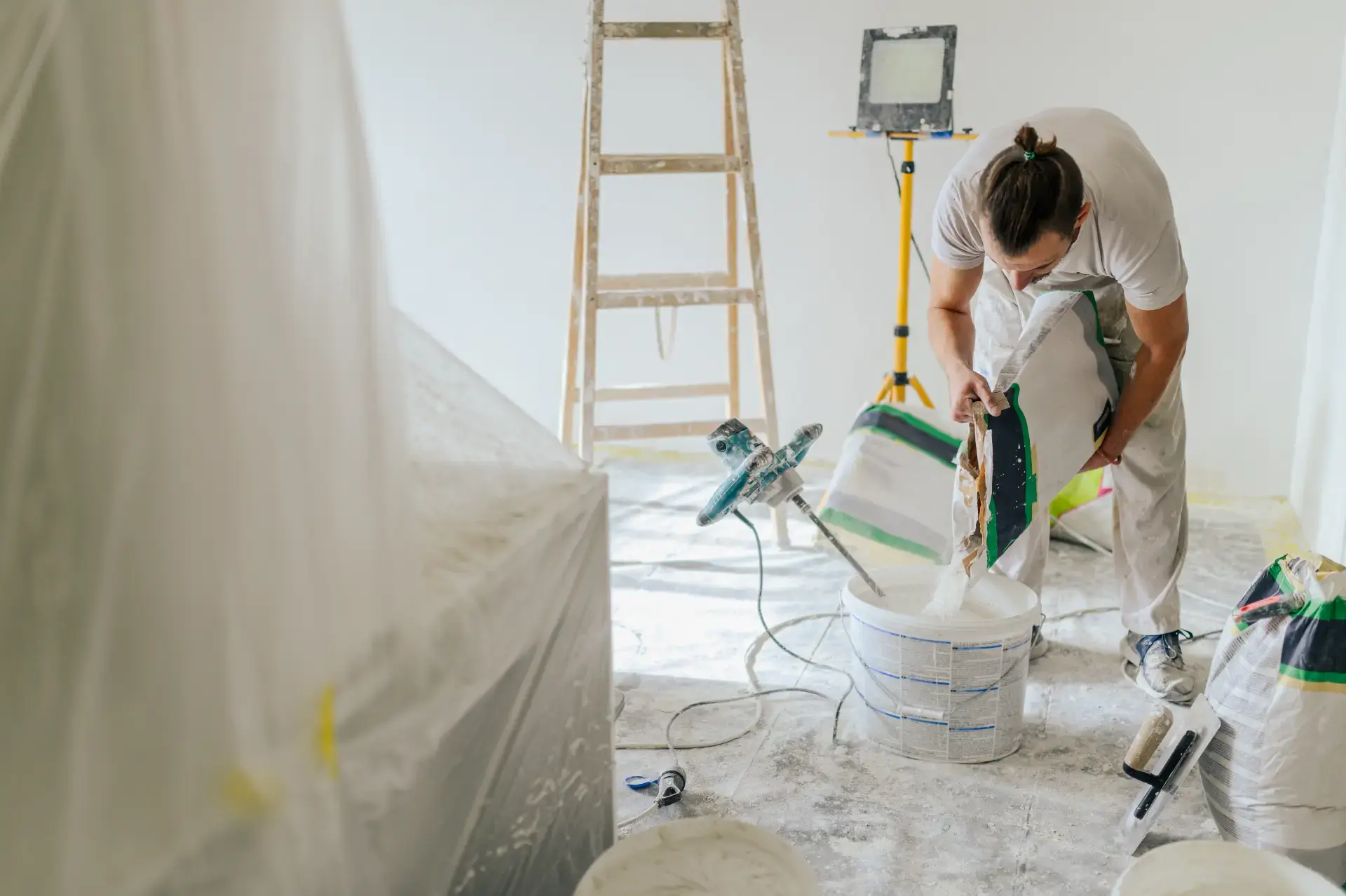 Interior painting project in New Jersey